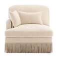 thumbnail image 1 of Sofa LSF Leopard Chenille W/Pillows -Beige Coffee, 1 of 6