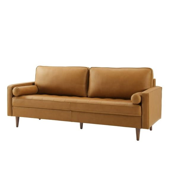 Sofa, Leather, Tan, Modern Contemporary Urban Design, Living Lounge Room Hotel Lobby Hospitality