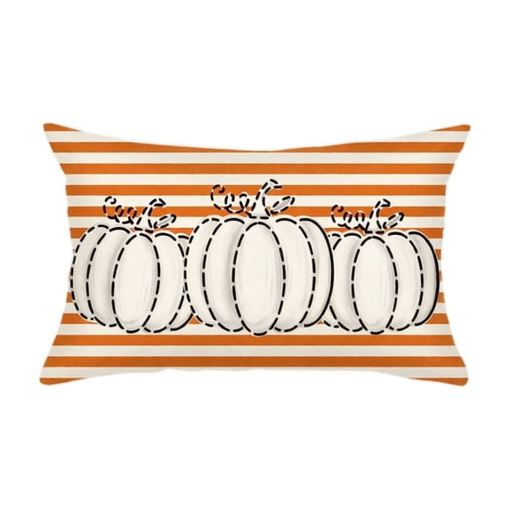 Sofa Lumbar Pillow Fall Halloween Home Decor Decorative Pillow Couch Pillow for Living Room Housewarming Gift New Home Gift Linen Cover