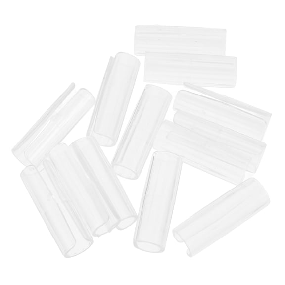 FENGGUIQU Transparent Plastic Bed Sheet Grippers for Secure Fixing, 24Pcs