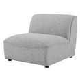 thumbnail image 1 of Sofa Middle Chair, Fabric, Light Grey Gray, Modern Contemporary Urban Design, Living Lounge Room Hotel Lobby Hospitality, 1 of 8
