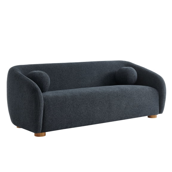 Sofa, Navy Blue, Fabric, Living Room Lounge Cafe Lobby Hospitality Restaurant, Modern Contemporary, HB37821