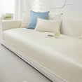 thumbnail image 1 of Sofa Pad For Summer,Solid Color Couch Covers Anti-slip,Cooling Sofa Covers For Living Room-Beige-110x160cm(43x63in), 1 of 5