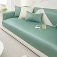 thumbnail image 1 of Sofa Pad For Summer,Solid Color Couch Covers Anti-slip,Cooling Sofa Covers For Living Room-Green-90x120cm(35x47in), 1 of 5