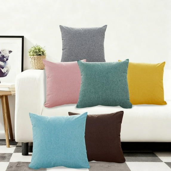 Sofa Pillow Lumbar Cushion for Living Room & Bedside Backrest Support, Nylon Spandex Bean Shape Pillow Set for Lounging Comfort(Blue)