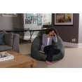 thumbnail image 1 of Sofa Sack Bean Bag Chair, Memory Foam Lounger with Microsuede Cover, Kids, Adults, 4 ft, Charcoal, 1 of 6