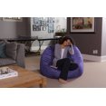 thumbnail image 1 of Sofa Sack Bean Bag Chair, Memory Foam Lounger with Microsuede Cover, Kids, Adults, 4 ft, Purple, 1 of 6