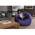 thumbnail image 1 of Sofa Sack Bean Bag Chair, Memory Foam Lounger with Microsuede Cover, Kids, Adults, 5 ft, Purple, 1 of 6