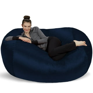 Lyon Sence Bean Bag Chairs with Armrest,Soft Memory Foam Filler,Tufted Fabric Material Giant Lazy Sofa,Lounger Floor Chair for Adult,for Living Room