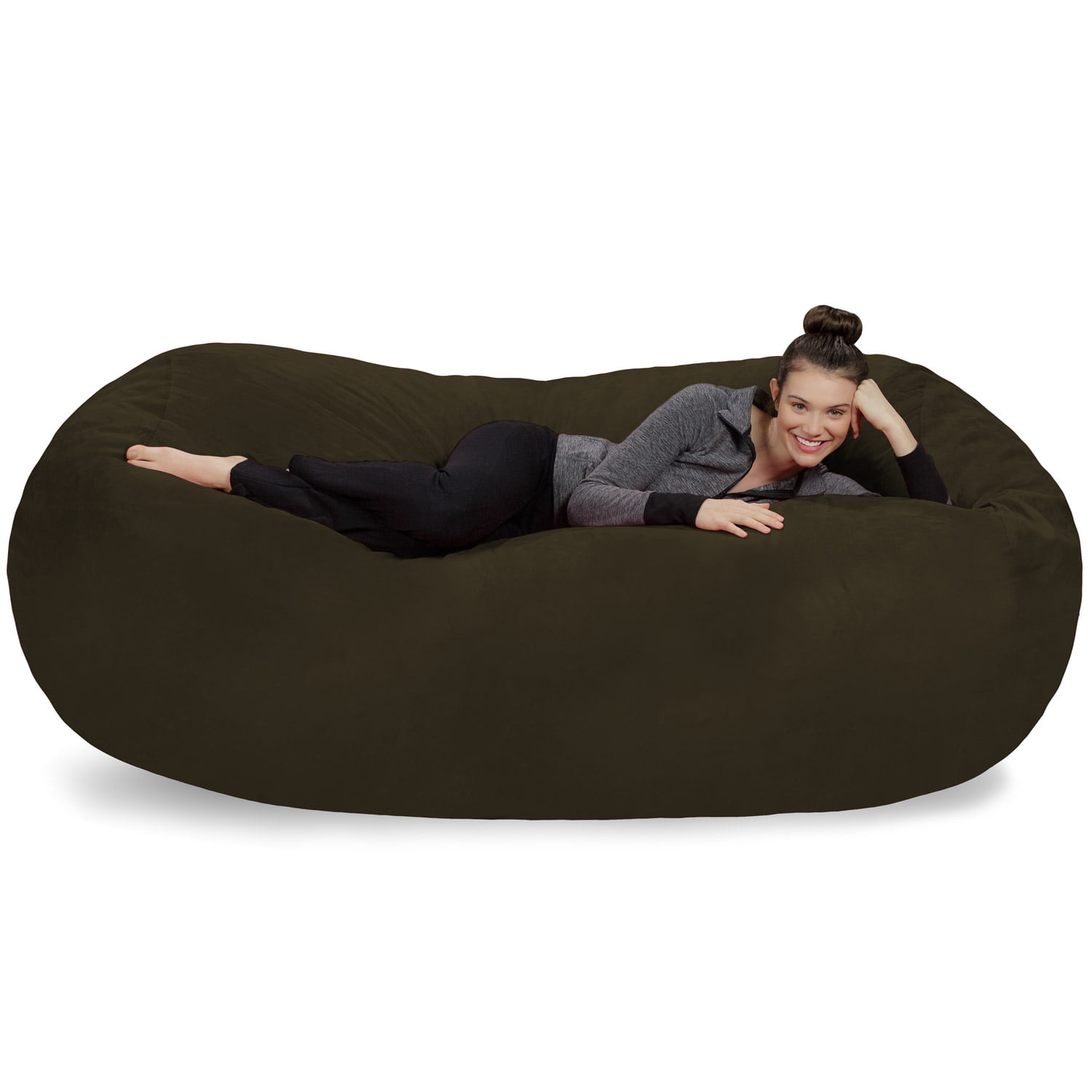 Sofa Sack Bean Bag Chair Memory Foam Lounger With Microsuede Cover Kids Adults 7 5 Ft Olive F31aa6c2 8676 4851 8702 Fbfc6d847ddc 1.70df81e918288bcf6a202be01b77be50 