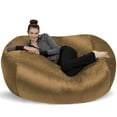 thumbnail image 1 of Sofa Sack Bean Bag Chair, Memory Foam with Microsuede Cover, Kids, Adults, 6 ft, Cocoa, 1 of 5