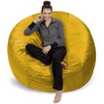 thumbnail image 1 of Sofa Sack Giant Microsuede Bean Bag Chair, Kids, Adults, 6ft, Lemon, 1 of 5