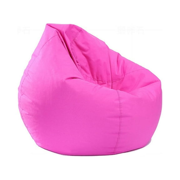 Sofa Sack Waterproof, Ultra Soft Bean Bag Chair Memory Foam Bean Bag Chair with Microsuede Cover Stuffed Animal Storage/Toy Bean Bag (filling is not included) Rose Red 60X65CM