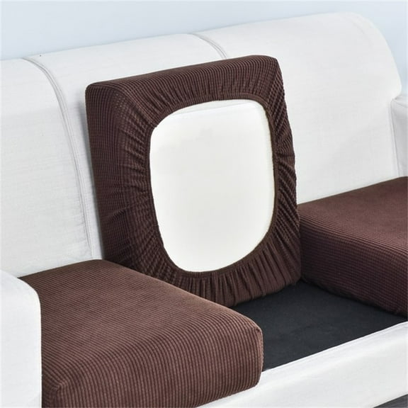 Sofa Seat Cover, High Elastic Stretch Cushion Slipcover with Secure Fit, Snug Protective Wrapping for Living Room Furniture, Three People