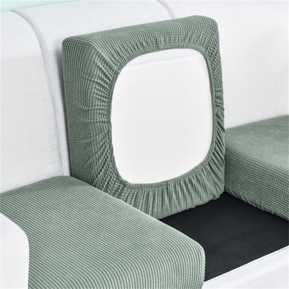 Sofa Seat Cushion Cover, Elastic Protective Slipcover For Living Room Furniture Soft Fabric Stretch Seat Cover For Home