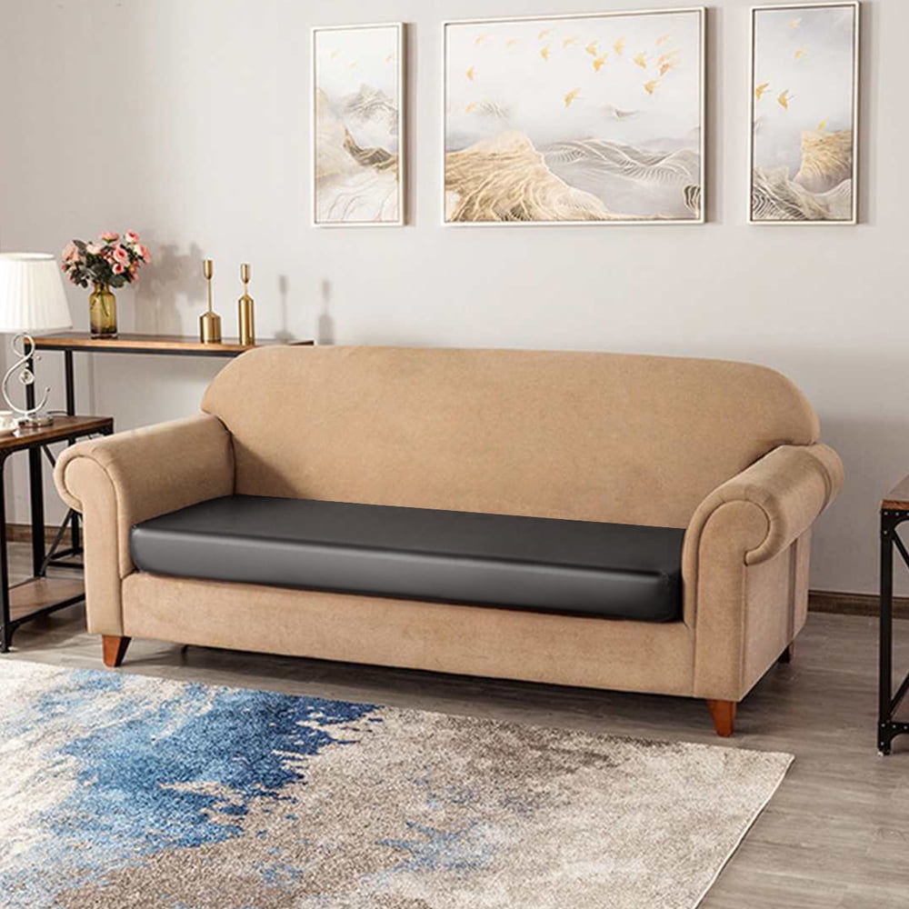 Sofa Seat Cushion Cover Faux Leather Stretchy Chair Loveseat Couch Cushion Covers Slipcovers Walmart
