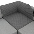 thumbnail image 1 of Sofa Shield Sectional Slip Cover, Large Cushion Protector for 30x30" Seat, Charcoal, 1 of 10