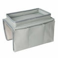 thumbnail image 1 of Sofa Storage Bag Gray, Sofa Armrest Organizer with Cup Holder Tray Chair Arm Tv Remote Holder for Recliner Couch Armchair Caddy Bedside Storage Pockets Bag for Cellphone Tablet Book Magazines Drinks, 1 of 8