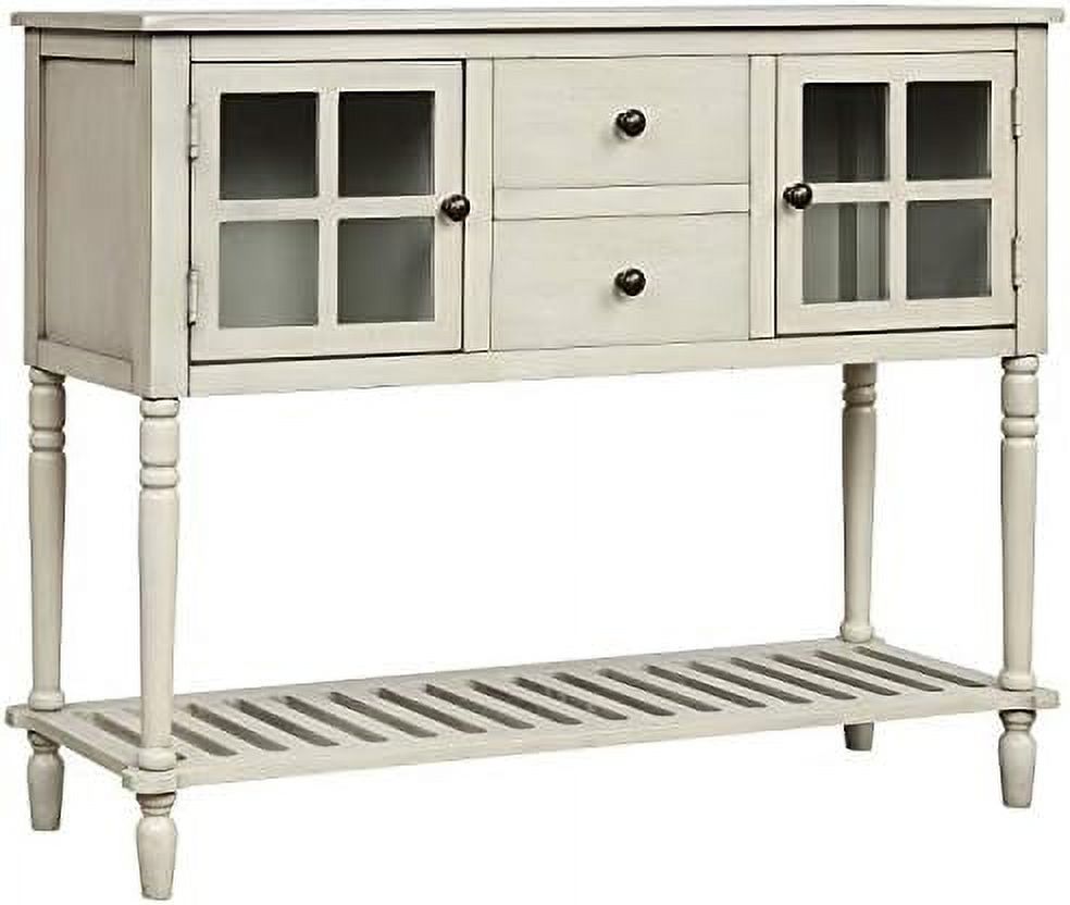 Sofa Table Buffet Table Console Tables with Two Drawers Two