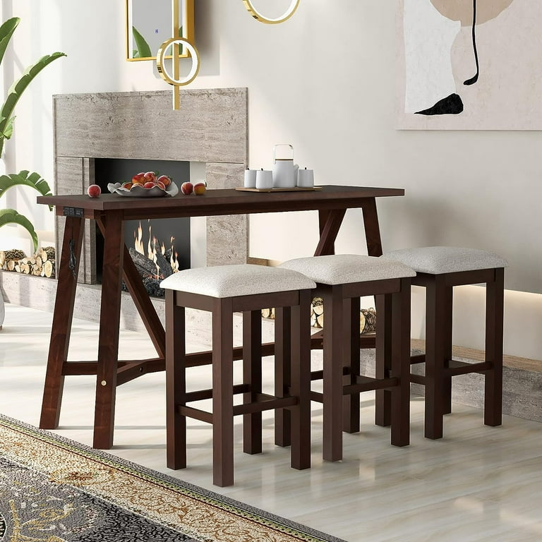 Sofa Table With Stools And Outlet Kitchen Bar Height Table And