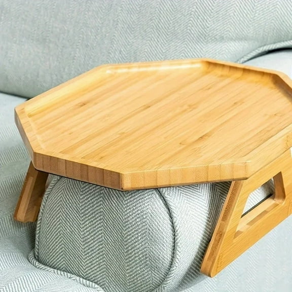 Sofa Tray Table Clip-On Racks Household Portable Armrest Trays for Snacks Drinks Coffe Plate Home Organization and Storage Tools