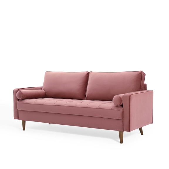Sofa, Velvet, Pink, Modern Contemporary Urban Design, Living Lounge Room Hotel Lobby Hospitality