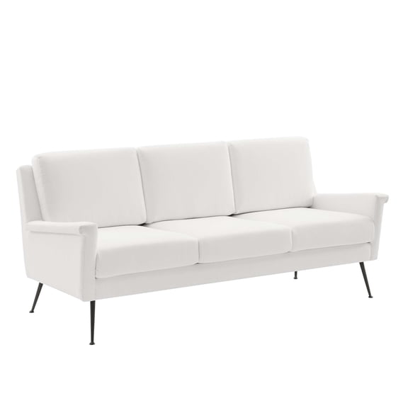 Sofa, White, Fabric, Living Room Lounge Cafe Lobby Hospitality Restaurant, Modern Contemporary, HB37018