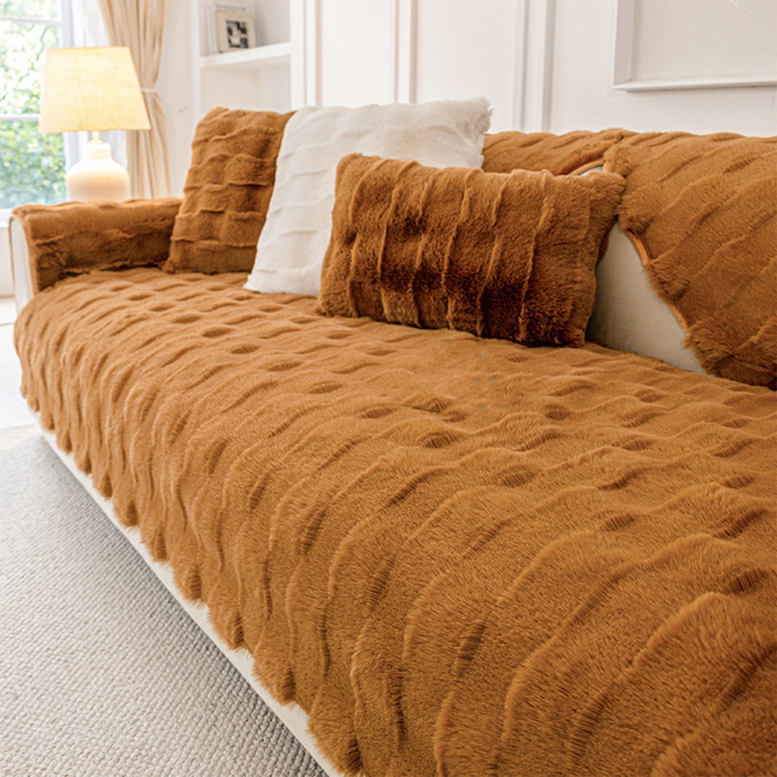 Sofa cover, non-slip sofa covers, washable sofa cover, sofa protector, fluffy soft carpet couch throw blanket, sofa cover