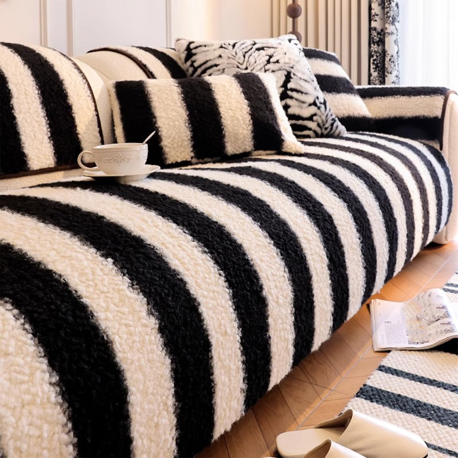Sofa cover, sofa cushion blanket, non-slip sofa protector, washable sofa cover, soft carpet couch throw blanket, furniture protection cover