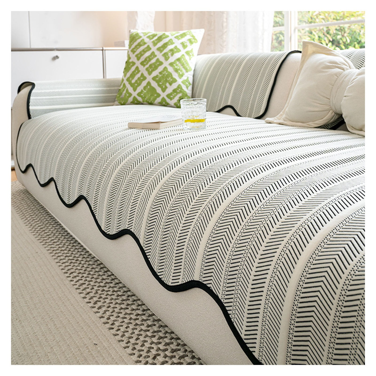Sofa cover summer sofa cover, sofa seat cushion cover couch protector washable sofa protector, breathable non-slip sofa blanket cover throw blanket for living room bedroom office
