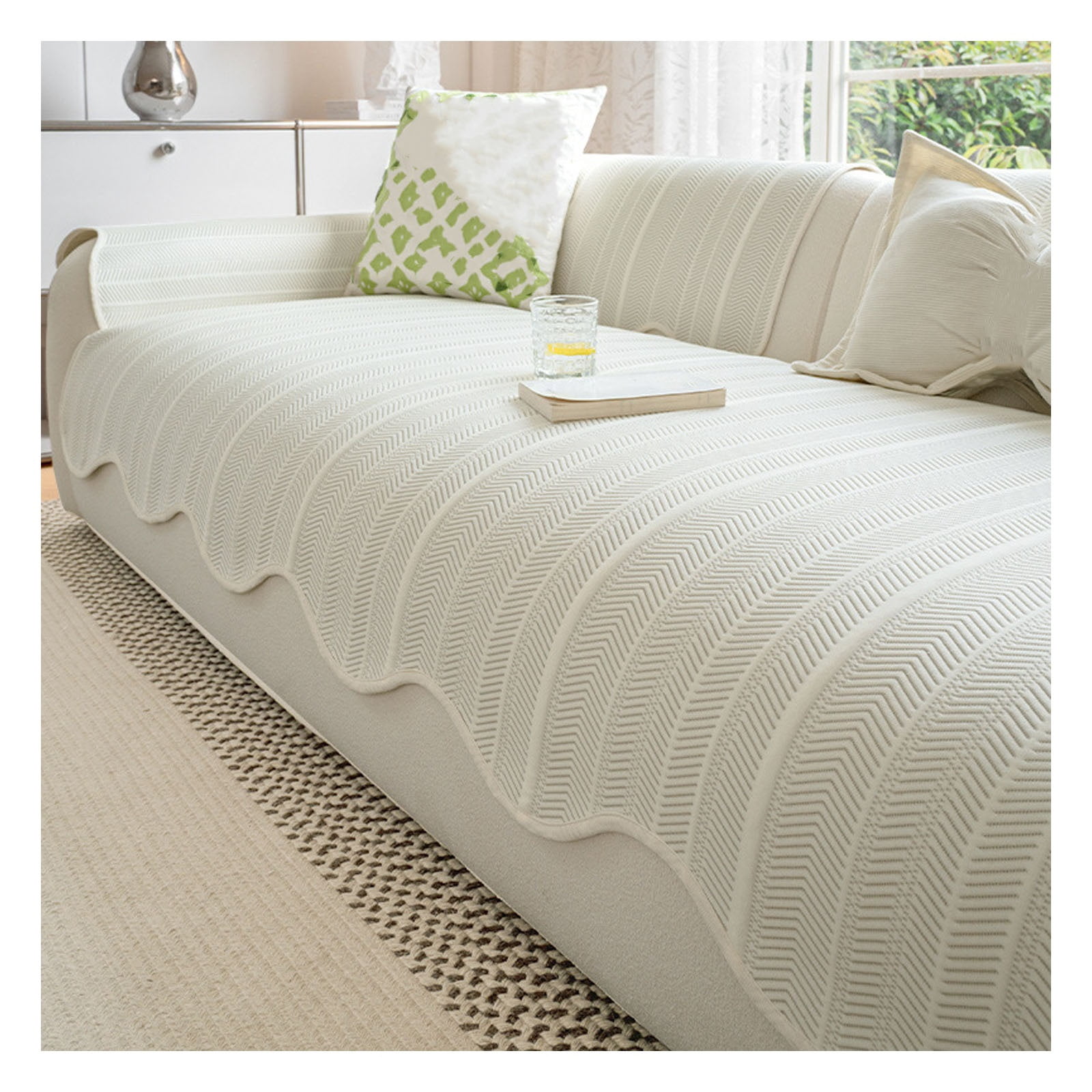 Sofa cover summer sofa cover, sofa seat cushion cover couch protector washable sofa protector, breathable non-slip sofa blanket cover throw blanket for living room bedroom office
