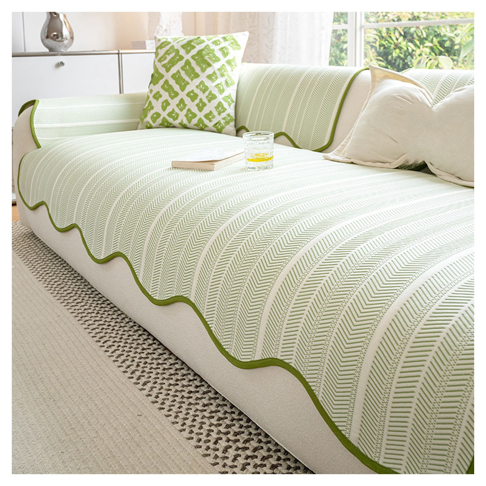 Sofa cover summer sofa cover, sofa seat cushion cover couch protector washable sofa protector, breathable non-slip sofa blanket cover throw blanket for living room bedroom office
