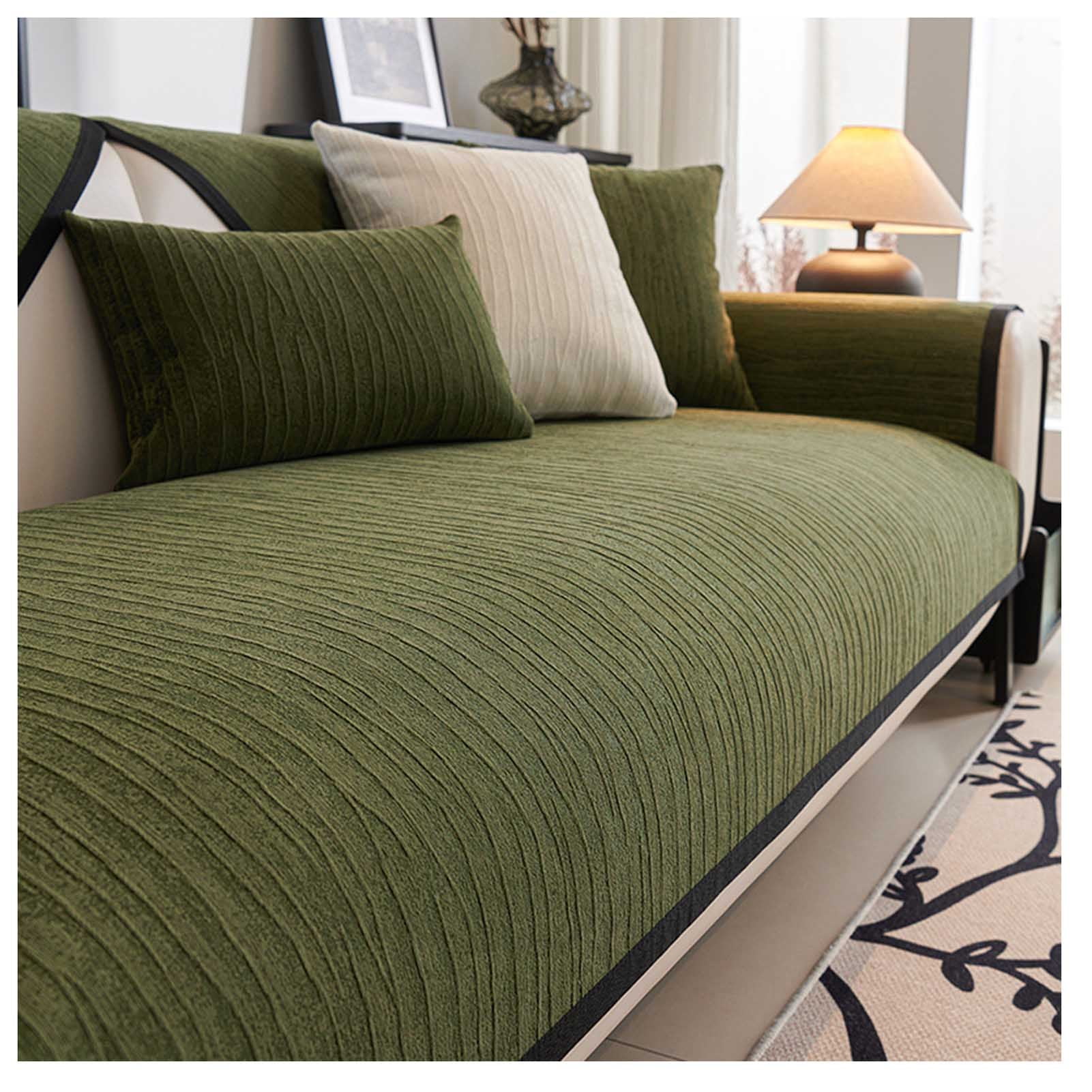 Sofa protector non-slip, soft sofa cover washable, sofa cover L shape 1/2/3/4 seater sofa cover furniture protection for living room