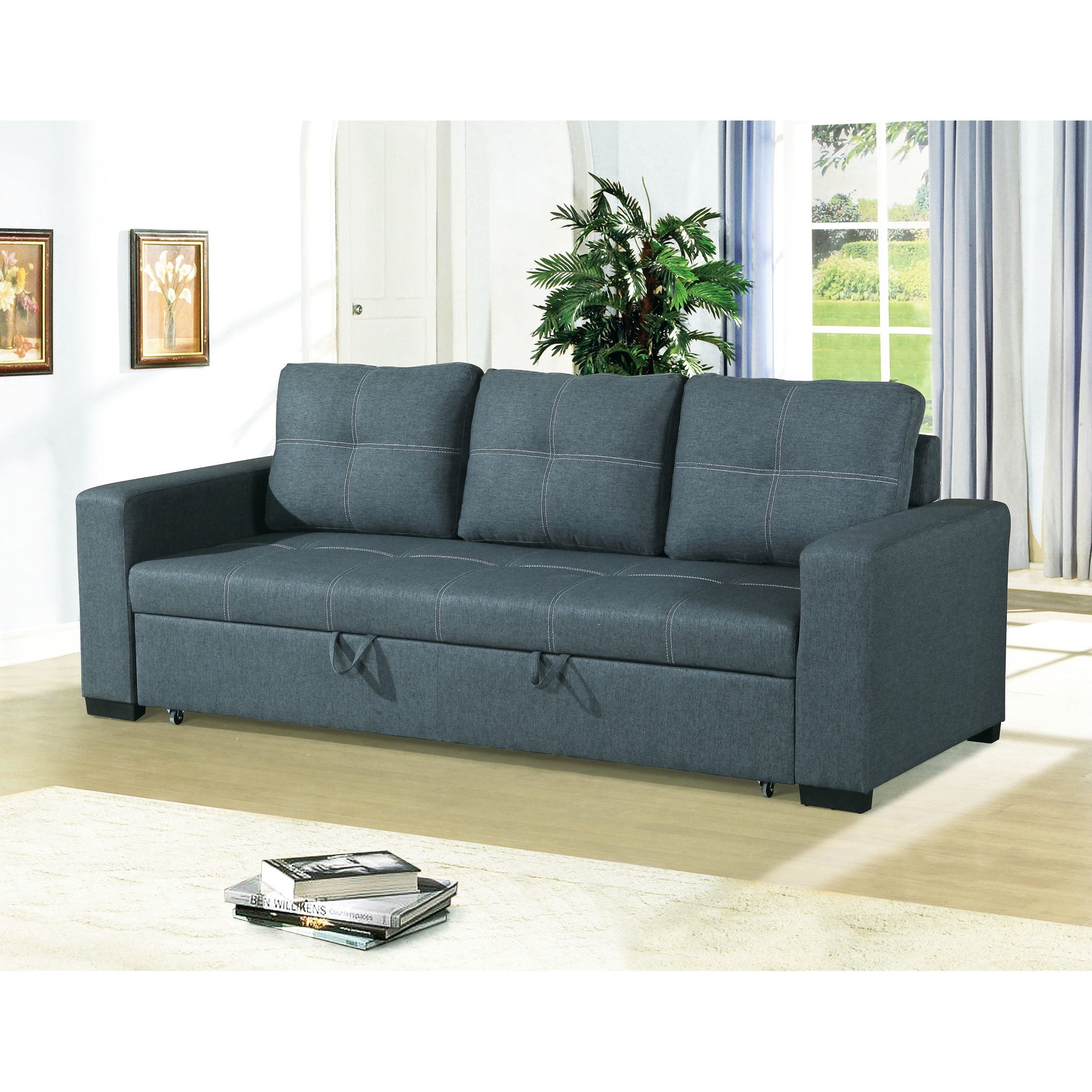 Sofa with Bed Feature | Convertible Style | Office Break Room - Walmart.com