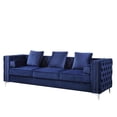 thumbnail image 1 of Sofa with Chesterfield Style and Button Tufting, Blue, 1 of 5