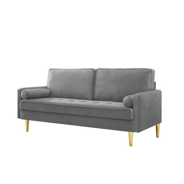 Sofas for Two, Velvet Sofa 65 inch, Small Couches, Two-Seater Sofas,