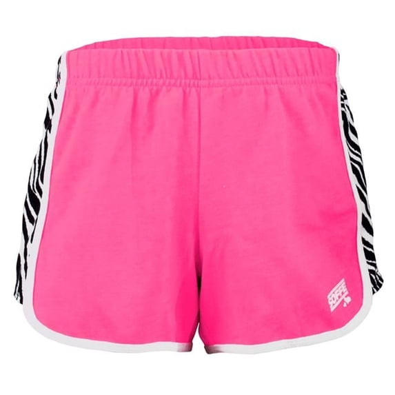 Soffe 015GPR6BXXSM Girls Pyramid Short, Cotton Candy & Zebra - Extra Small