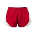 thumbnail image 1 of Soffe 081G Girls Team Shortie Short, RED/WHITE, XL, 1 of 1