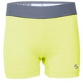 thumbnail image 1 of Soffe 1110G3AWXLG Girls Dri Short Low-Rise, Kool Kiwi & Gunmetal - Extra Large, 1 of 1