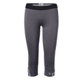 thumbnail image 1 of Soffe 1121V0EWLRG Junior Side Ruched Capri, Grey Heather & Infinite Obsessn - Large, 1 of 1