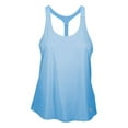 thumbnail image 1 of Soffe 1844V483MED Juniors Drape Back Tank, Cerulean - Medium, 1 of 1