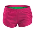 thumbnail image 1 of Soffe 460V657SML 3.0 oz 2.5 in. Birds Eye Mesh Short for Junior, Fuchsia Deep Mint - Small, 1 of 1