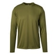 thumbnail image 1 of Soffe 1539MU Soffe Adult Long Sleeve Base Layer Tee - Made in the USA, OD GREEN, XL, 1 of 1