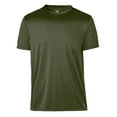 thumbnail image 1 of Soffe 1535MU Adult Short Sleeve Poly Base Layer Tee, OD Green, XL, 1 of 1