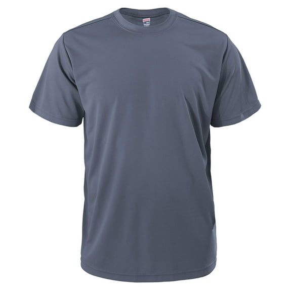 Soffe Adult Unisex Short Sleeve Dri T-Shirt Shirts Large Gunmetal, Gunmetal, Large, Style, 995A