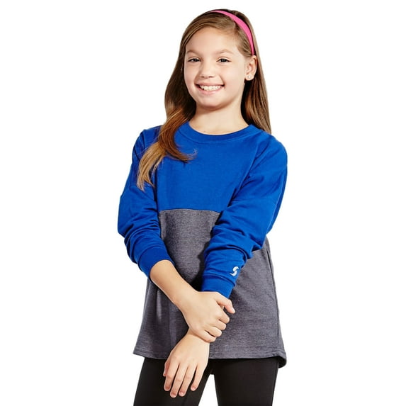 Soffe Girl's Fanwear Oversized Crew