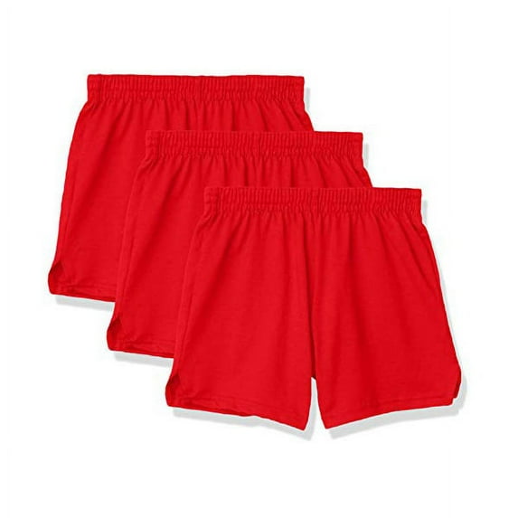 Soffe Girls Authentic Short - B037 (Pack Of 3)