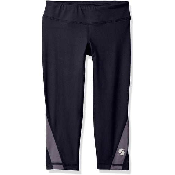 Soffe Girls Dri Color Block Capri - 1186G