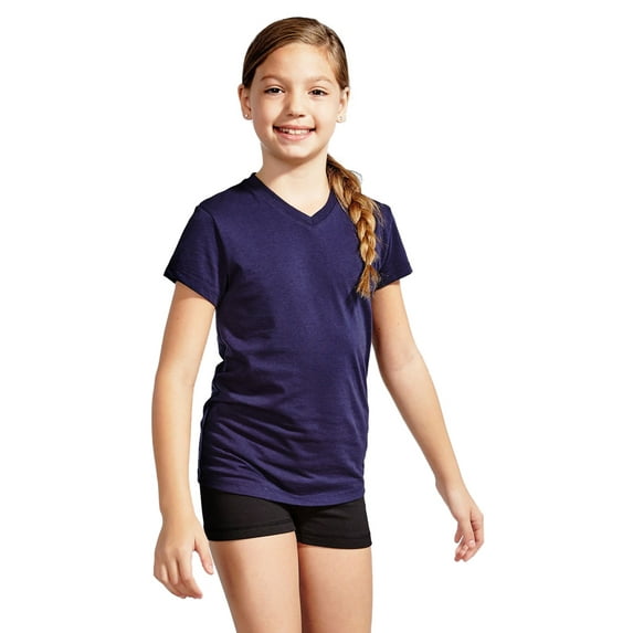 Soffe Girls Core V-Neck T-Shirt