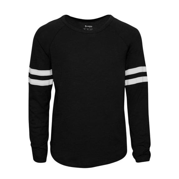 Soffe Girls Fan Crew Neck Long Sleeve Tee
